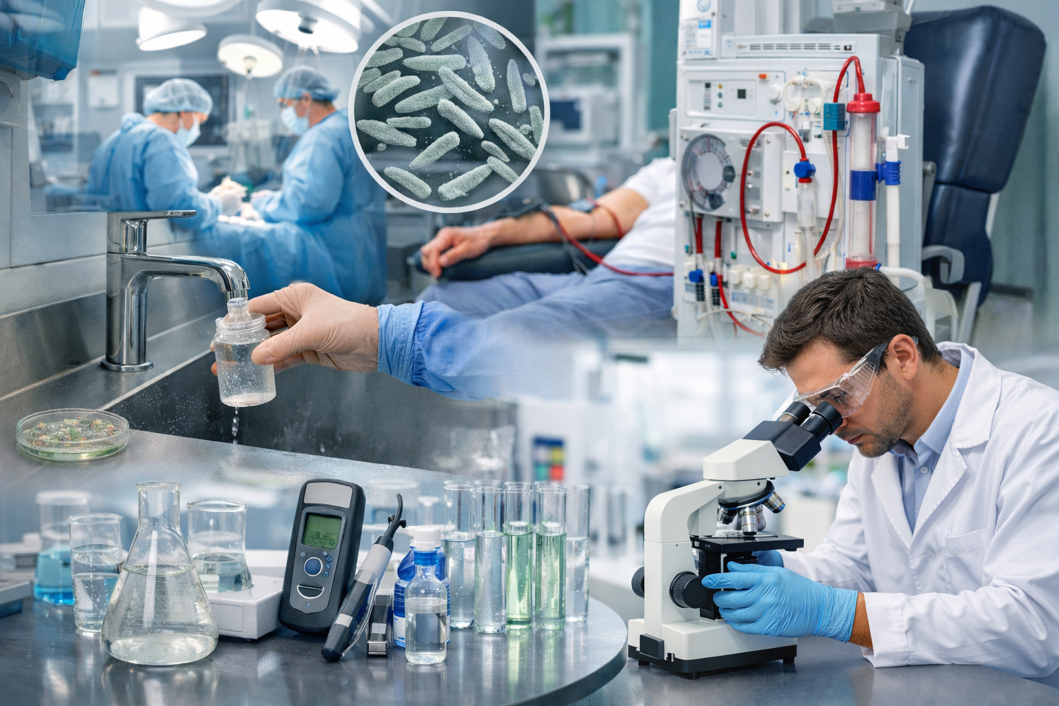 Hastane ve Sağlık Tesislerinde Su Analizi Uygulamaları