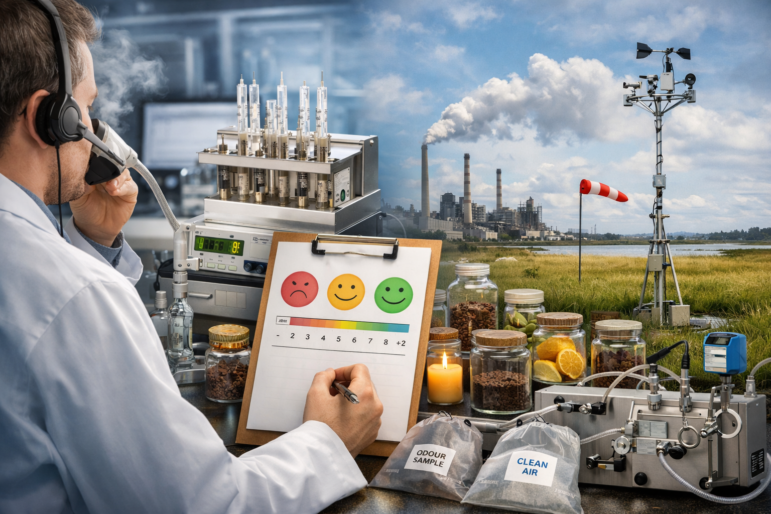 Koku Ölçüm Teknikleri ve Duyusal Analiz: Endüstriyel Emisyonlardan Çevre Kalitesine