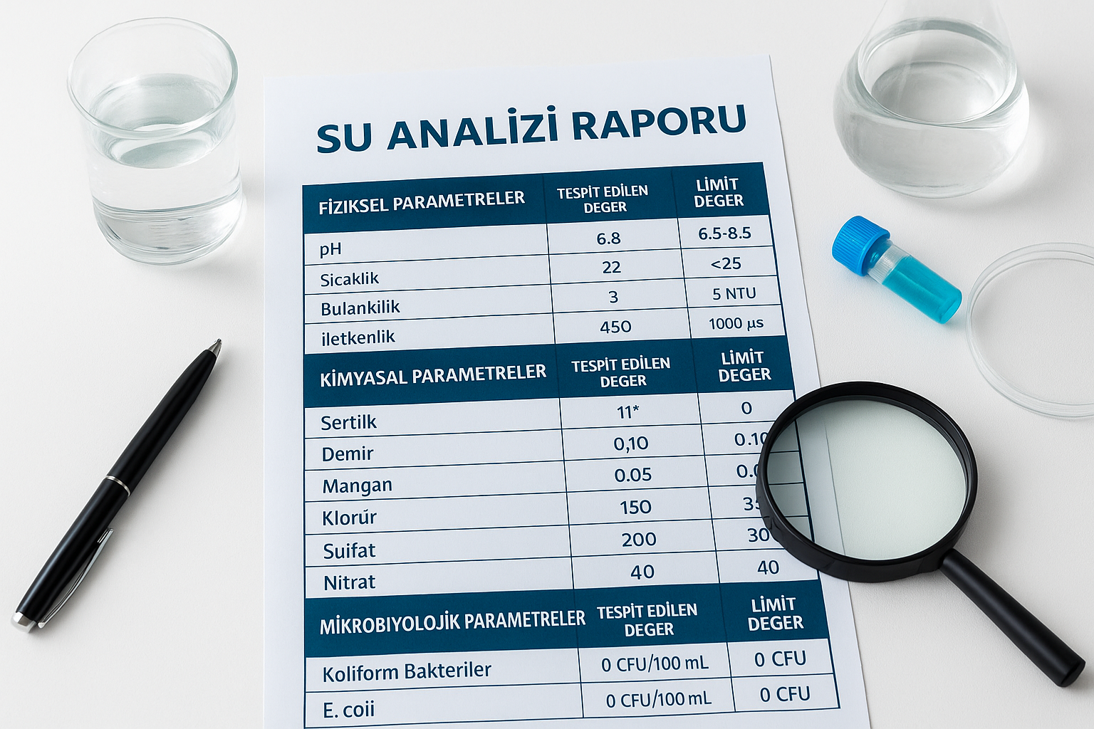 Su Analizi Sonuçları Nasıl Yorumlanır?